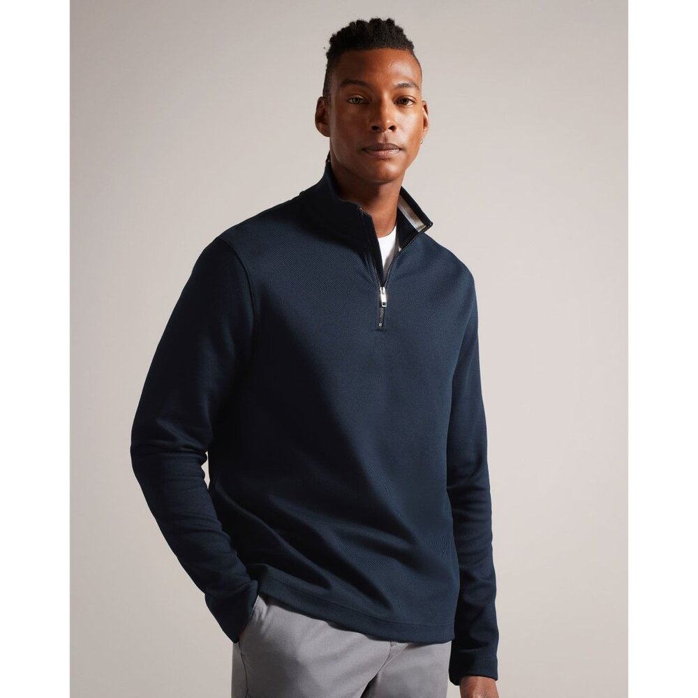 Ted Baker Funnel Neck‎ 1/4 Zip Pullover - NWT MSRP $149 Size 6/XL